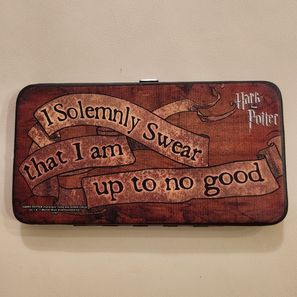 Buckle-Down Metal Wallet - Harry Potter "I Solemnly Swear" Business Card Holder & Money Clip - View #3